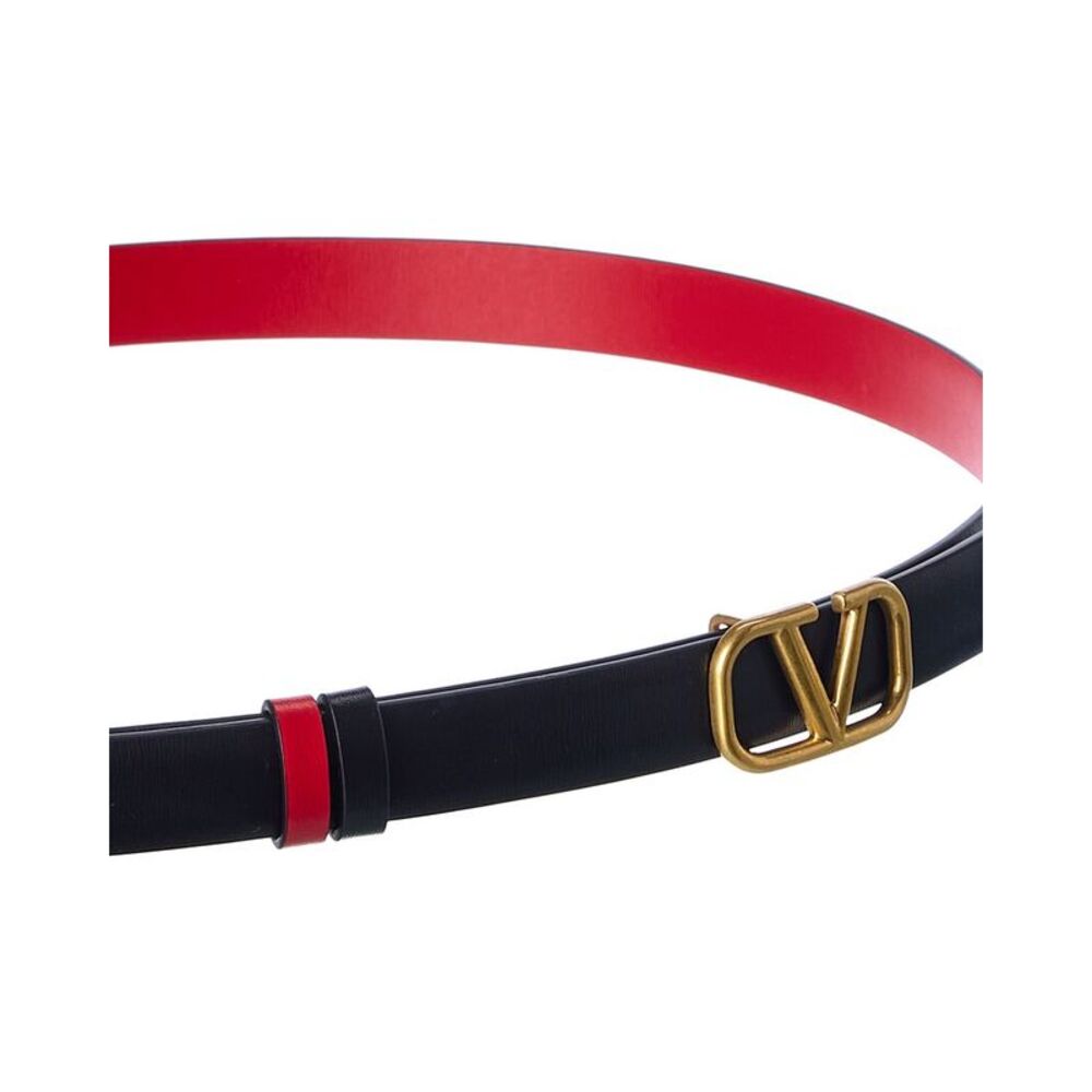 Valentino VLogo 20mm Reversible Leather Belt - Picture 3 of 4